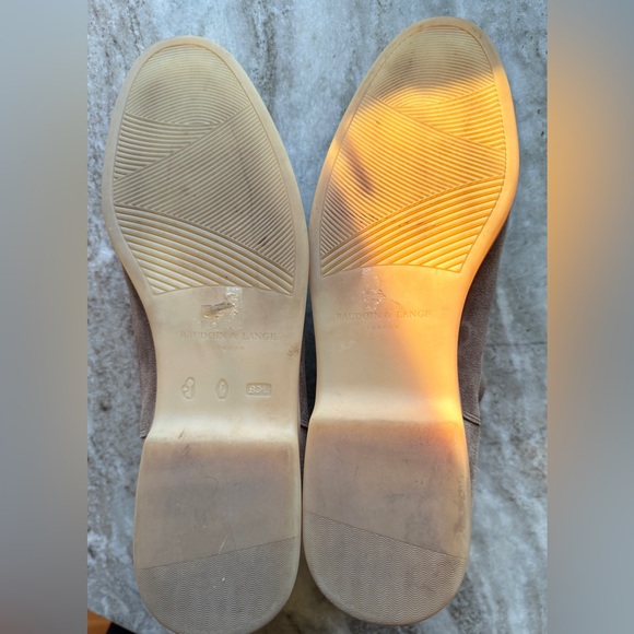 Baudoin & Lange Rover Suede Chelsea Boots Brown Taupe 45 / 12 $650 - Picture 8 of 10